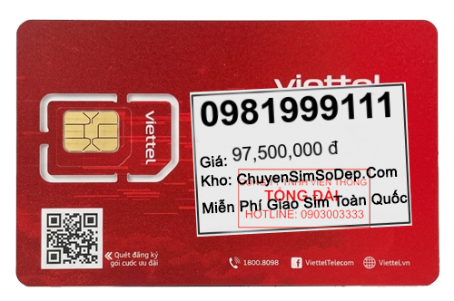 sim số 0981999111