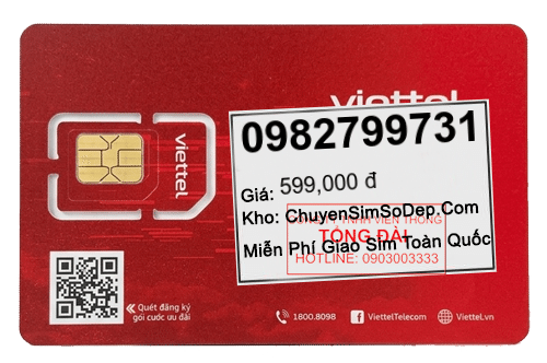 sim số 0982799731