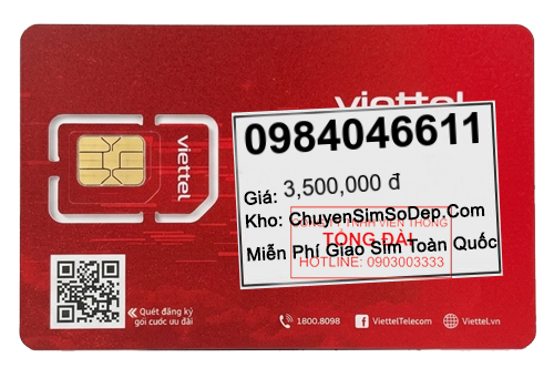 sim số 0984046611