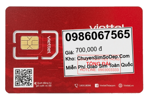 sim số 0986067565