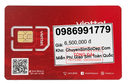 sim số 0986991779