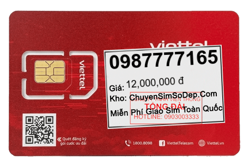 sim số 0987777165
