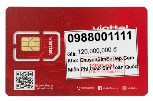 sim số 0988001111