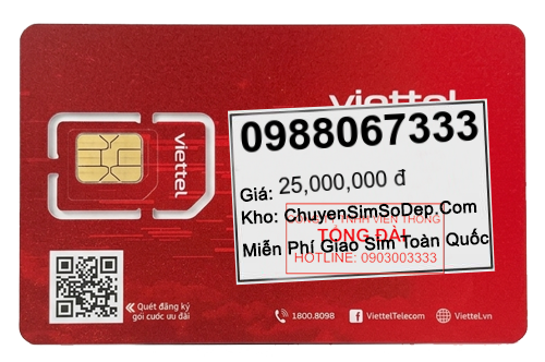 sim số 0988067333