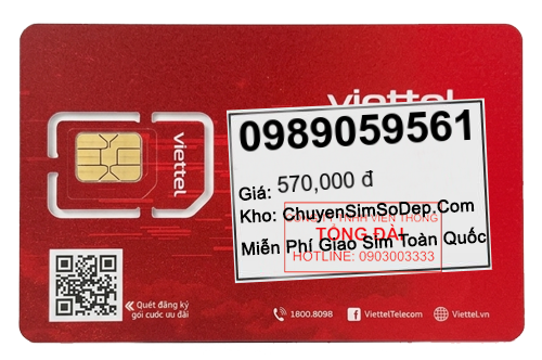 sim số 0989059561