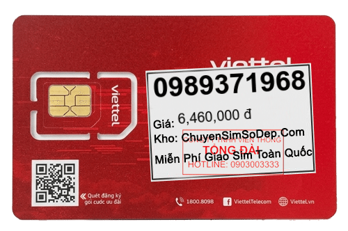 sim số 0989371968