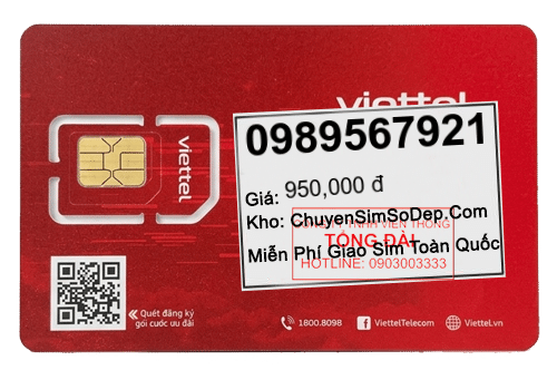 sim số 0989567921
