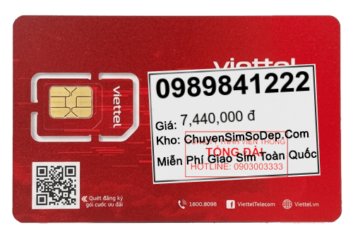 sim số 0989841222
