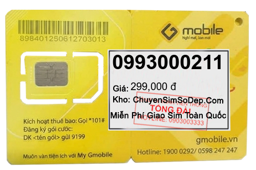 sim số 0993000211