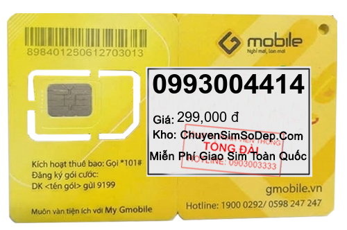 sim số 0993004414