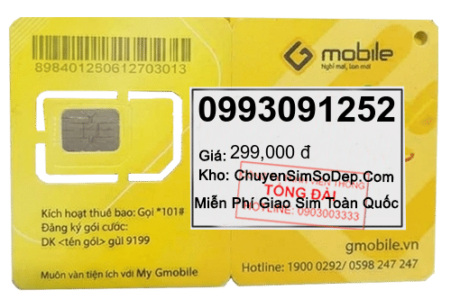 sim số 0993091252