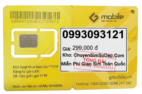 sim số 0993093121