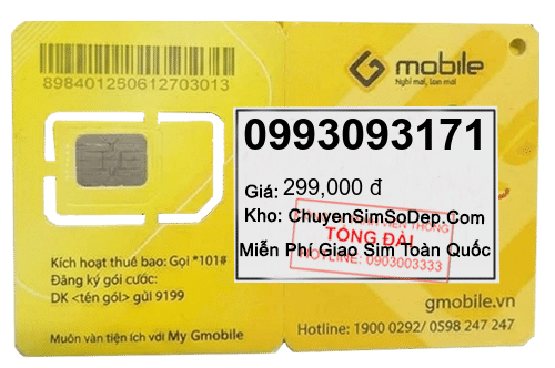 sim số 0993093171