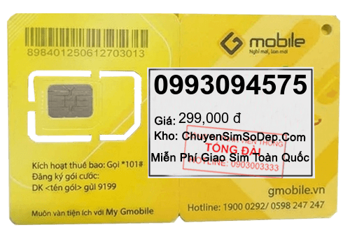 sim số 0993094575