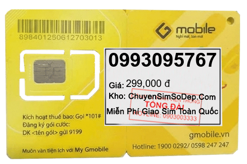 sim số 0993095767