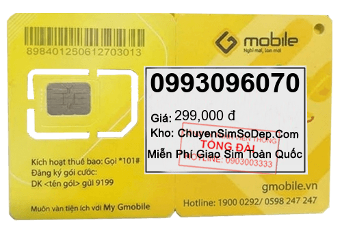 sim số 0993096070