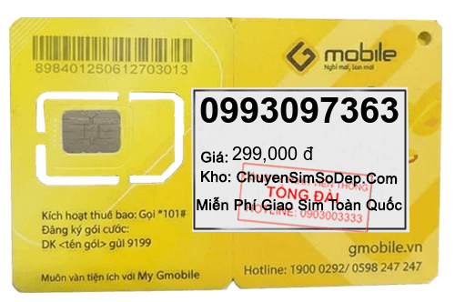sim số 0993097363