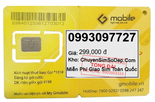 sim số 0993097727