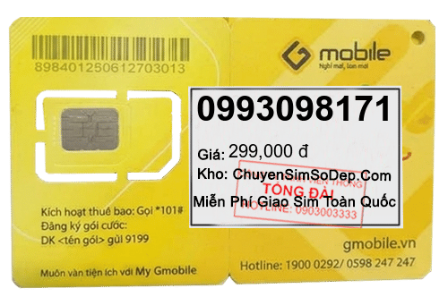 sim số 0993098171