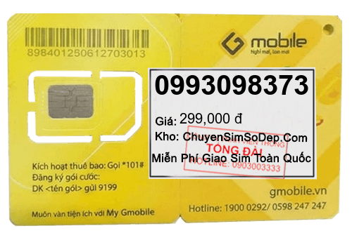 sim số 0993098373
