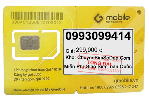 sim số 0993099414