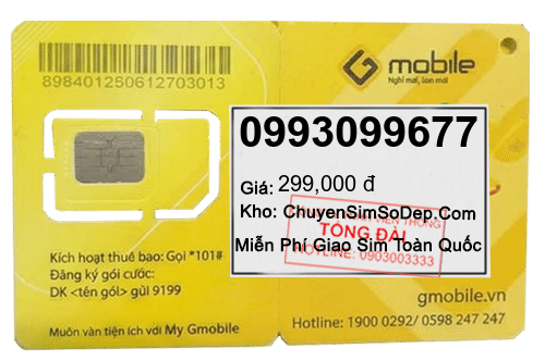 sim số 0993099677