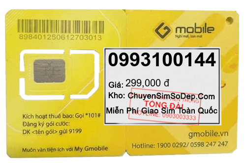 sim số 0993100144