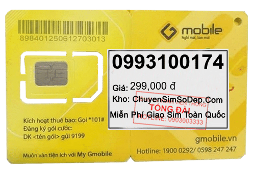 sim số 0993100174