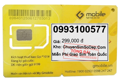 sim số 0993100577