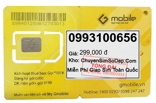 sim số 0993100656