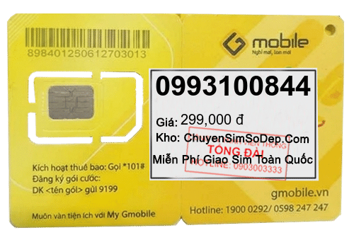 sim số 0993100844