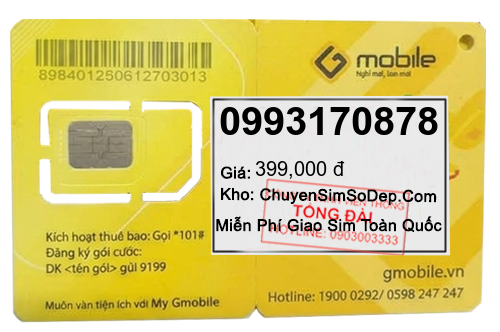 sim số 0993170878