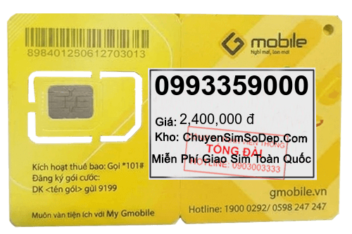 sim số 0993359000