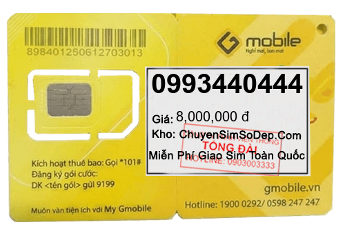 sim số 0993440444