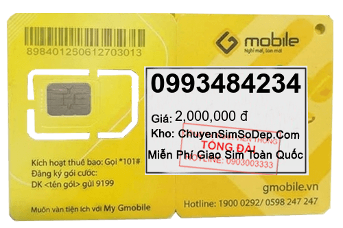 sim số 0993484234