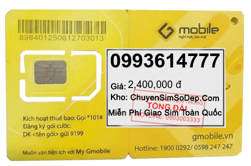 sim số 0993614777