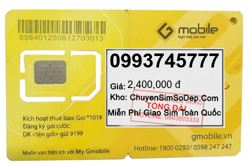 sim số 0993745777