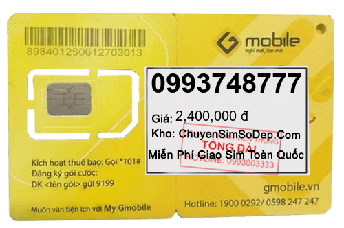 sim số 0993748777