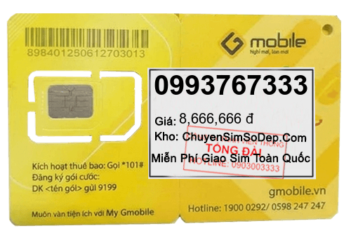sim số 0993767333