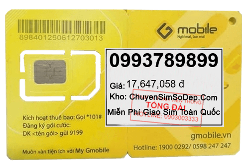 sim số 0993789899