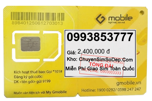 sim số 0993853777