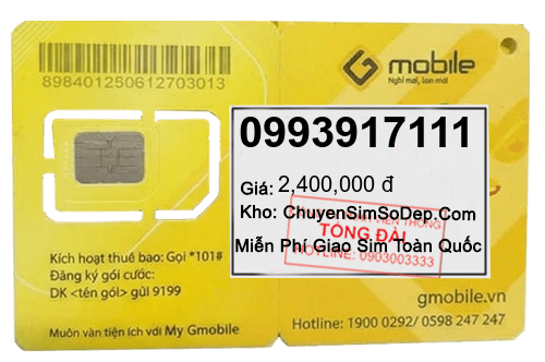 sim số 0993917111
