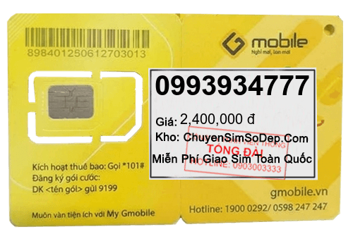 sim số 0993934777