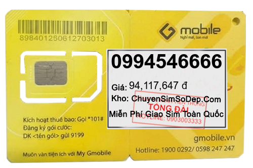 sim số 0994546666