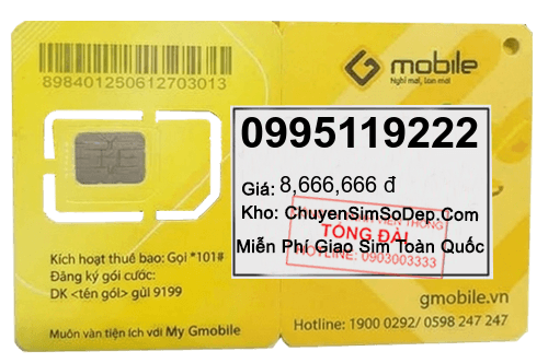 sim số 0995119222