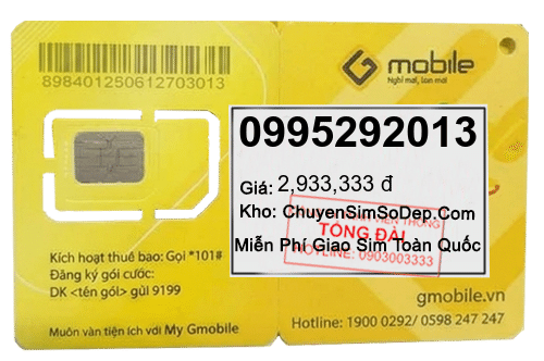 sim số 0995292013