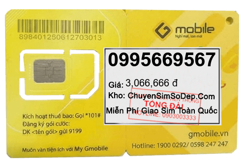 sim số 0995669567