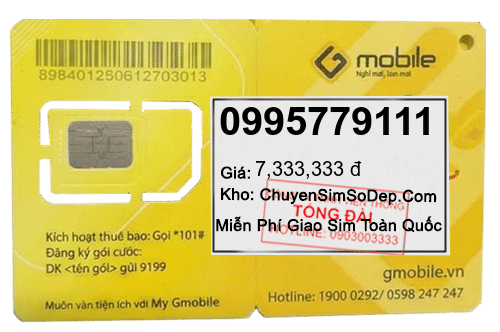 sim số 0995779111