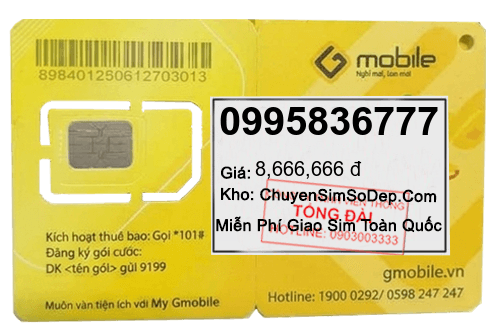 sim số 0995836777