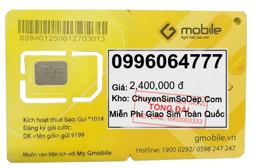 sim số 0996064777